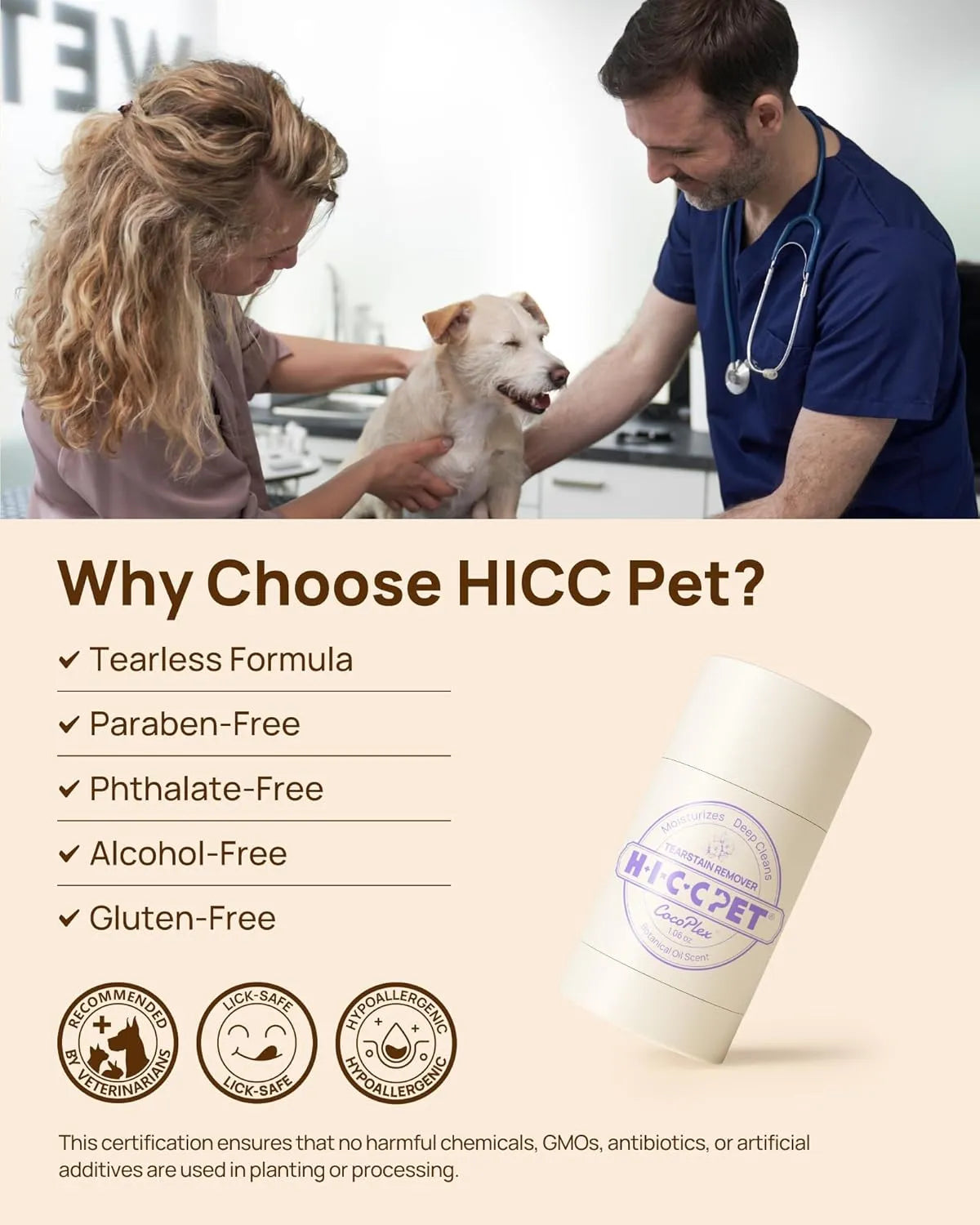 HICC PET - HICC PET Tear Stain Remover Balm for Dogs 0.53Oz. - The Red Vitamin MX - Cuidado De Los Ojos De Los Perros - {{ shop.shopifyCountryName }}