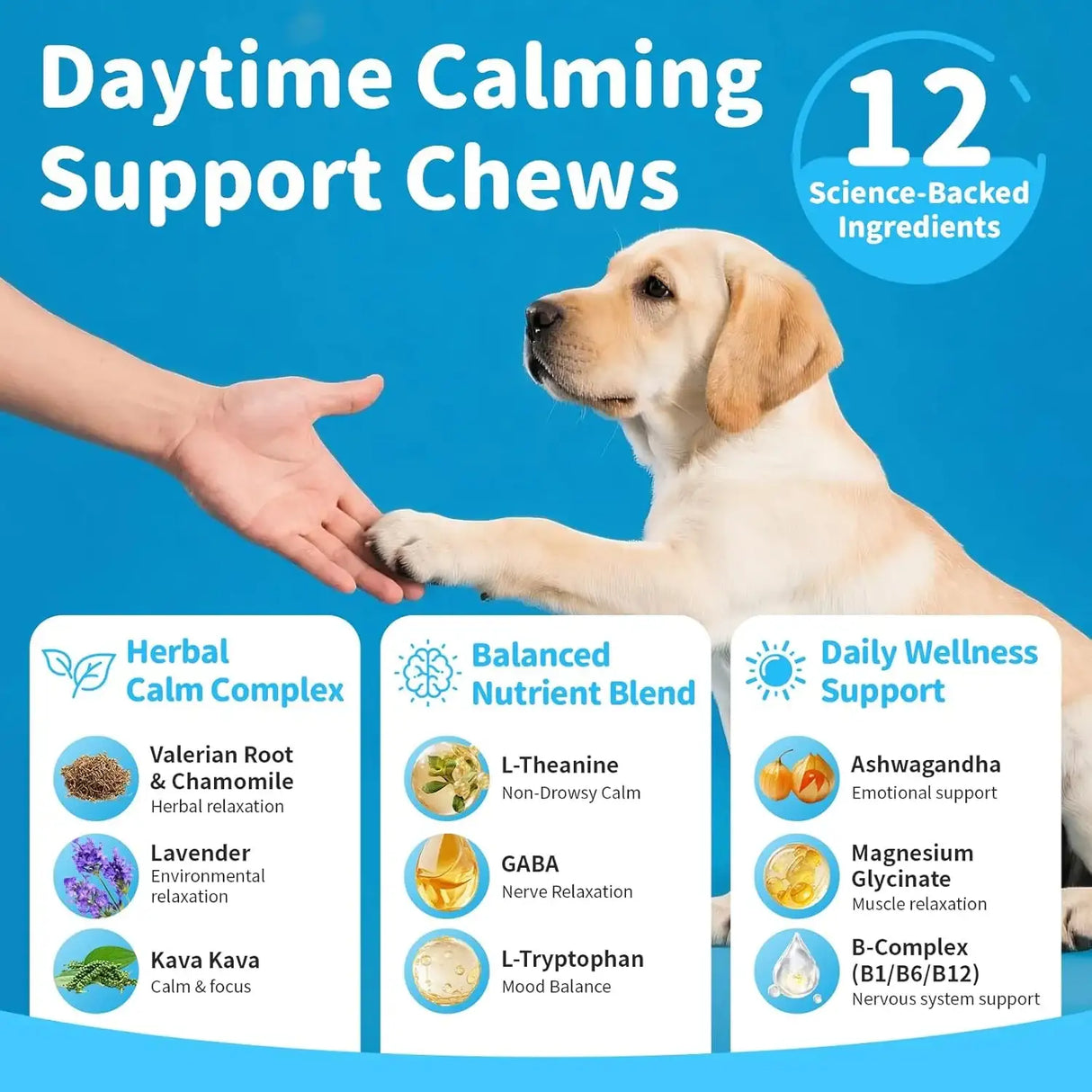 POPPAW - POPPAW Calming Chews for Dogs Bacon 60 Masticables - The Red Vitamin MX - Relajantes Para Perros - {{ shop.shopifyCountryName }}