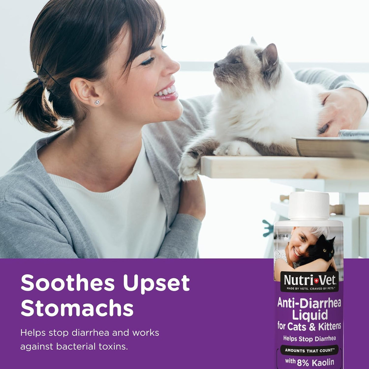 Nutri-Vet Anti-Diarrhea Liquid for Cats 4 Fl.Oz.