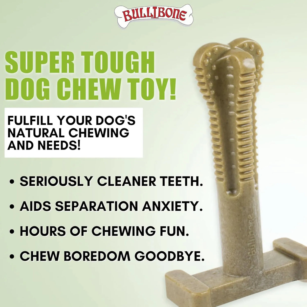 BULIBONE - Bullibone SuperBrush: Dog Teeth Cleaning Brushing Toothbrush Stick Super Greens 3 Pack - The Red Vitamin MX - Cuidado Dental Para Perros - {{ shop.shopifyCountryName }}