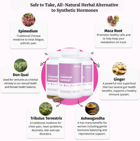 GLEEFULL - GleeFull Over 30 Hormone Support 60 Capsulas - The Red Vitamin MX - Suplementos Alimenticios - {{ shop.shopifyCountryName }}