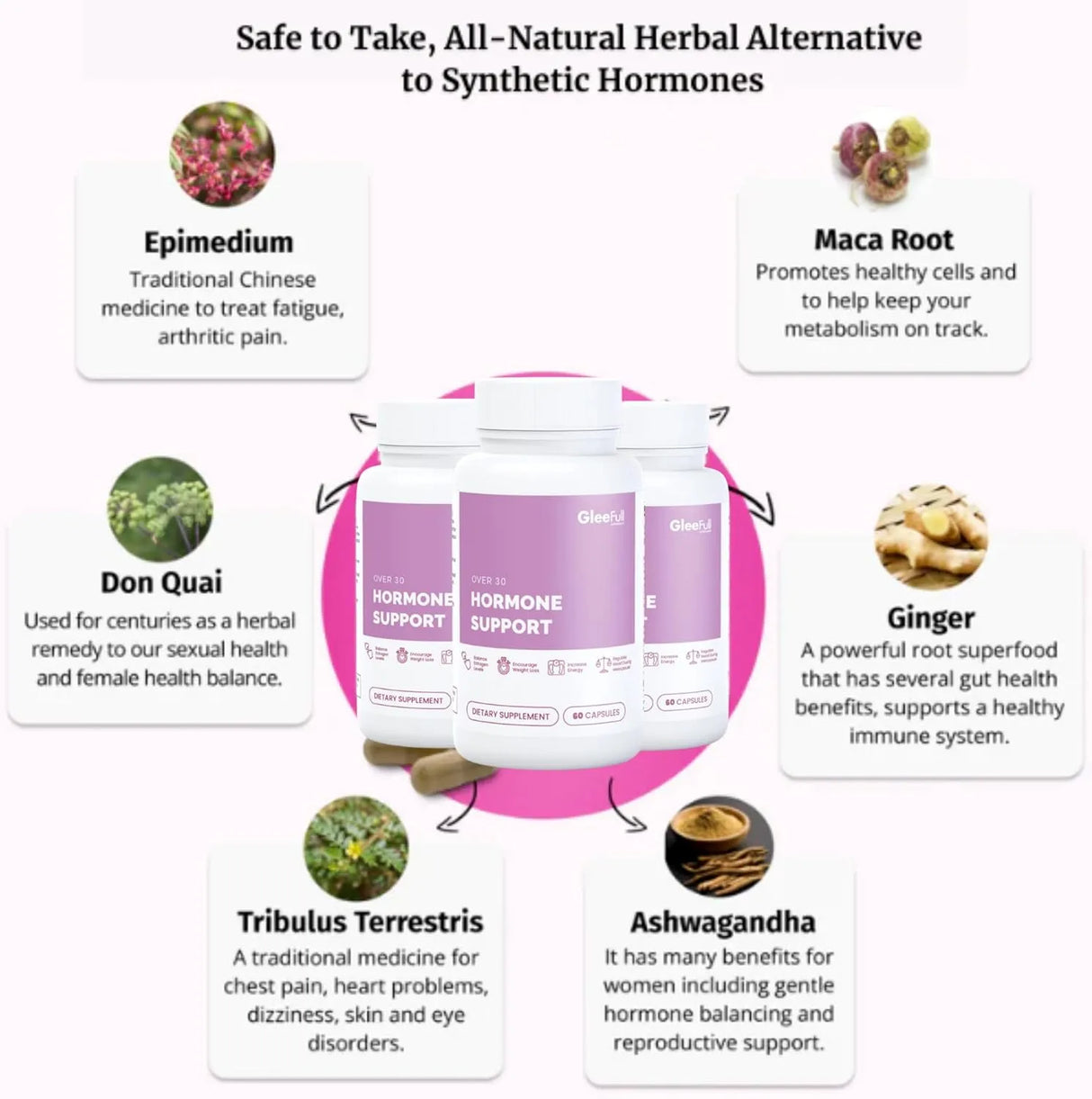 GLEEFULL - GleeFull Over 30 Hormone Support 60 Capsulas - The Red Vitamin MX - Suplementos Alimenticios - {{ shop.shopifyCountryName }}