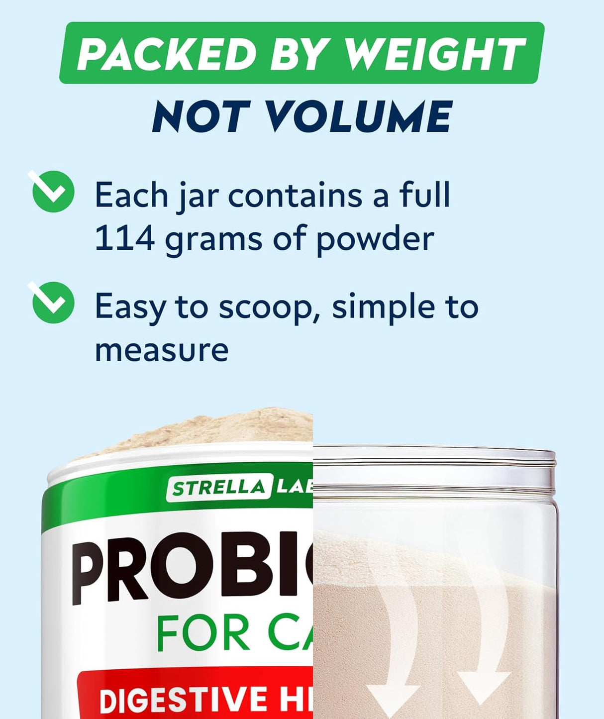 STRELLALAB Cat Probiotic Powder 4 Oz.