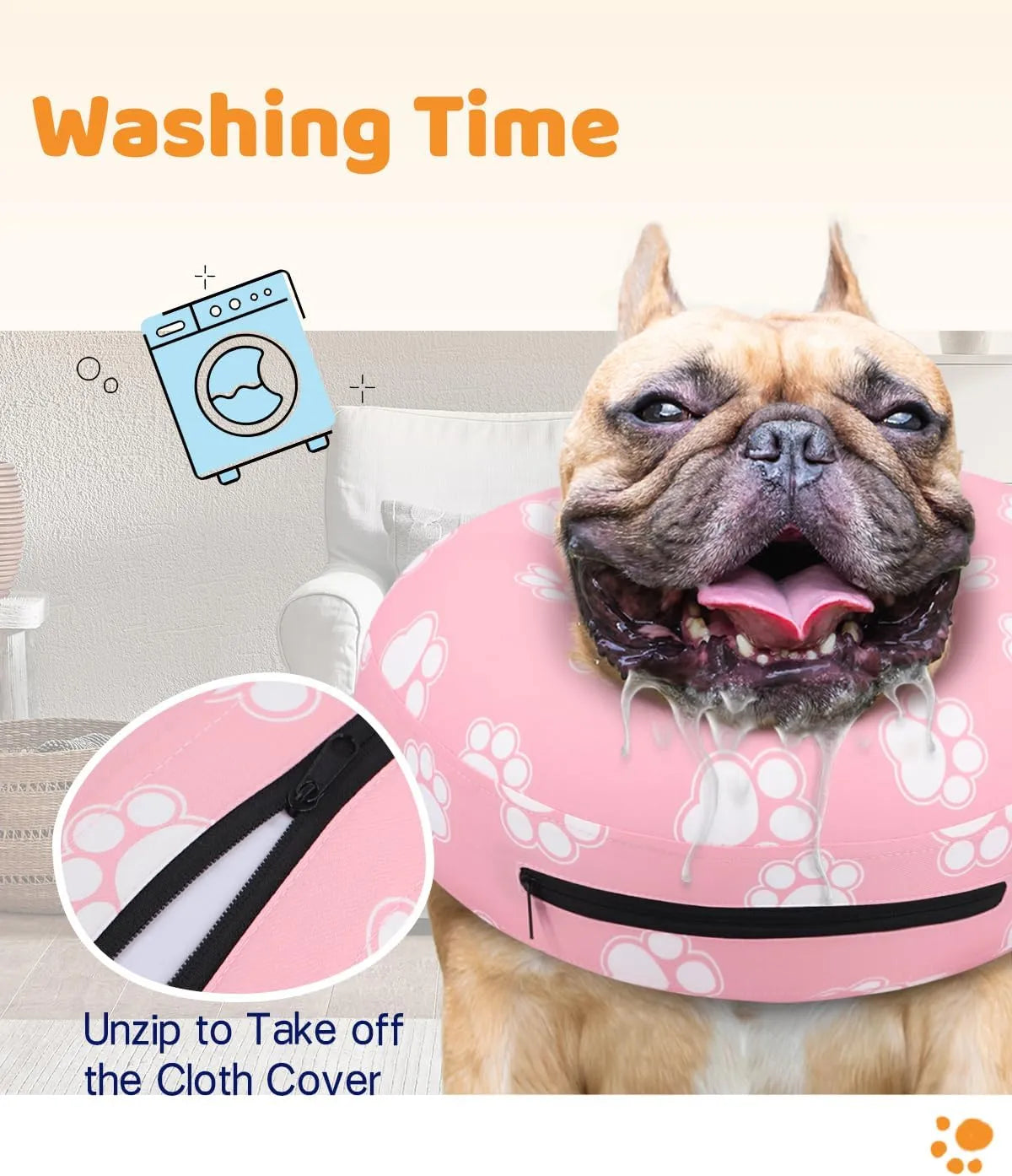 SUPET - Supet Inflatable Dog Cone Collar Alternative After Surgery MEDIUM Neck 9"-13" - The Red Vitamin MX - Collares y Conos De Recuperación Para Perros - {{ shop.shopifyCountryName }}