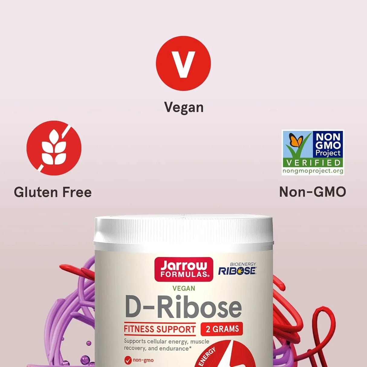 JARROW FORMULAS - Jarrow Formulas D-Ribose 200Gr. - The Red Vitamin MX - Suplementos Alimenticios - {{ shop.shopifyCountryName }}