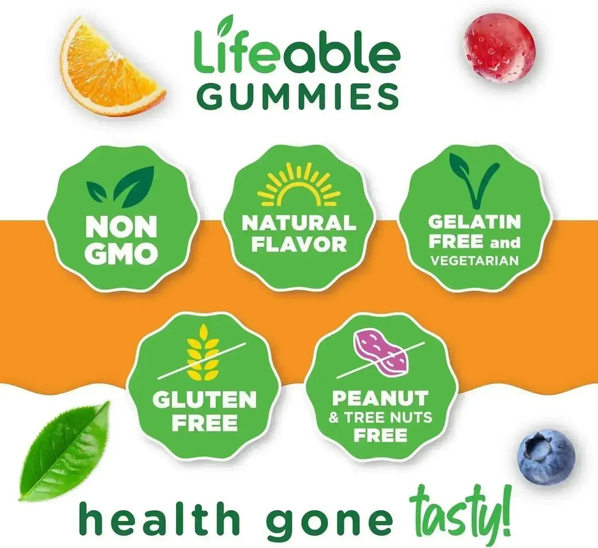 LIFEABLE - Lifeable Magnesium Gummies 900Mg. 90 Gomitas - The Red Vitamin MX - Suplementos Alimenticios - {{ shop.shopifyCountryName }}