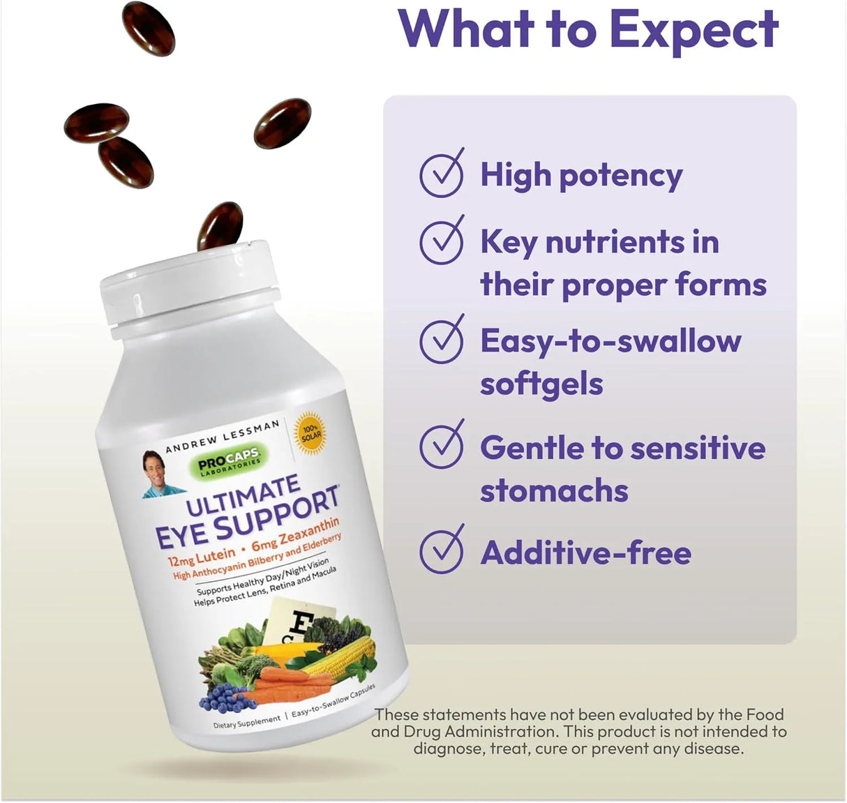 ANDREW LESSMAN - ANDREW LESSMAN Ultimate Eye Support 60 Capsulas Blandas - The Red Vitamin MX - Suplementos Alimenticios - {{ shop.shopifyCountryName }}