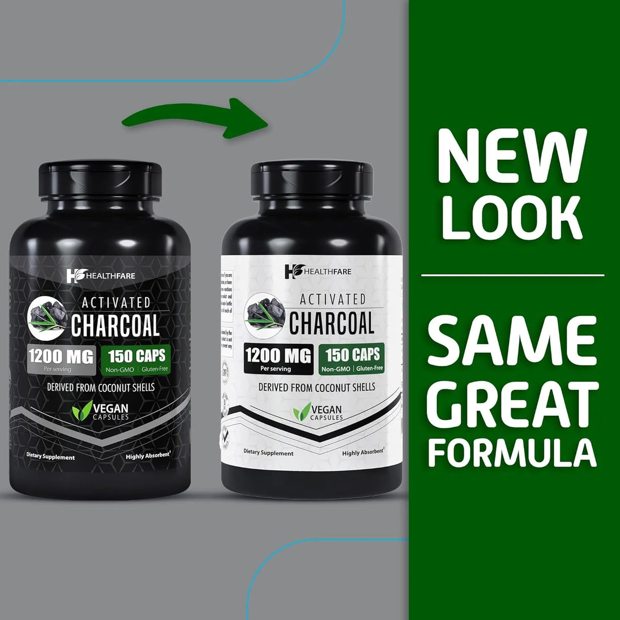 HEALTHFARE - Healthfare Activated Charcoal 1200Mg. 150 Capsulas - The Red Vitamin MX - Suplementos Alimenticios - {{ shop.shopifyCountryName }}