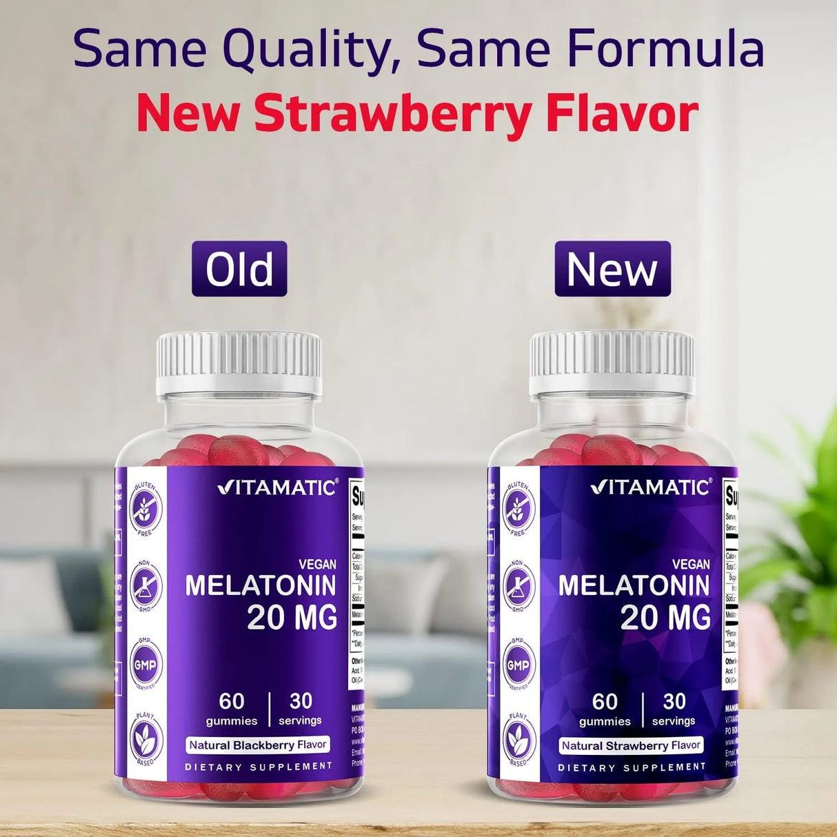 VITAMATIC - Vitamatic Melatonin 20Mg. 60 Gomitas - The Red Vitamin MX - Suplementos Alimenticios - {{ shop.shopifyCountryName }}