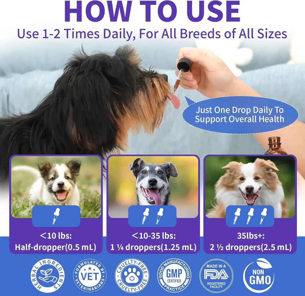 WEALLIN - WEALLIN Dog Cough Treatment Support 2 Fl.Oz. - The Red Vitamin MX - Medicamentos Sin Receta Para Perros - {{ shop.shopifyCountryName }}