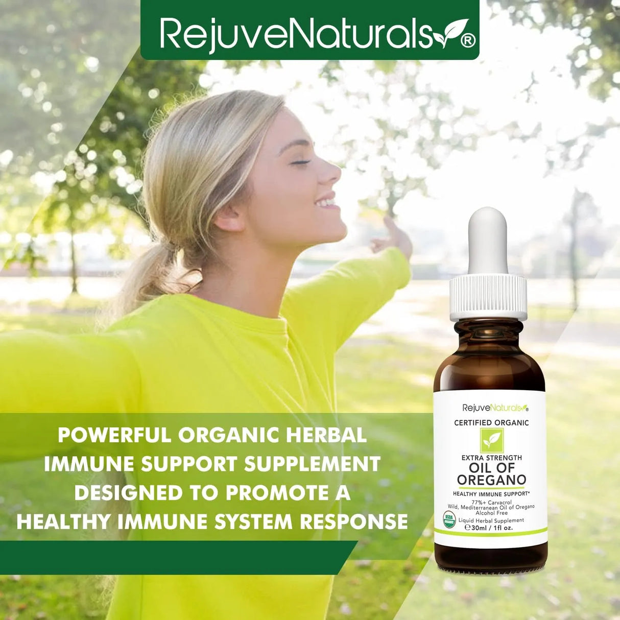 REJUVENATURALS - RejuveNaturals Extra Strength Oil of Oregano 30Ml. - The Red Vitamin MX - Suplementos Alimenticios - {{ shop.shopifyCountryName }}