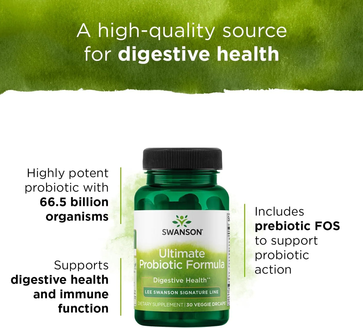 SWANSON - Swanson Ultimate Probiotic Formula Digestive Health 30 Capsulas - The Red Vitamin MX - Suplementos Alimenticios - {{ shop.shopifyCountryName }}