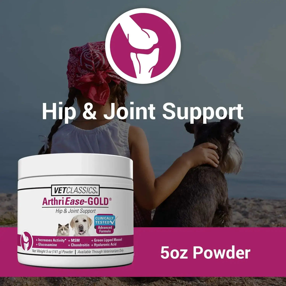 VET CLASSICS - Vet Classics ArthriEase-Gold Hip & Joint Support for Dogs 141Gr. - The Red Vitamin MX - Cuidado De Cadera Y Articulaciones Para Perros - {{ shop.shopifyCountryName }}
