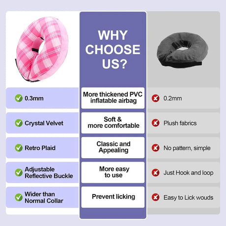 BEAUTYZOO - BEAUTYZOO Inflatable Donut Collar PINK LARGE - The Red Vitamin MX - Collares y Conos De Recuperación Para Perros - {{ shop.shopifyCountryName }}