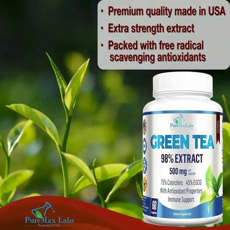 PUREMAX LABS - PureMaxLabs Green Tea Extract 60 Capsulas - The Red Vitamin MX - Suplementos Alimenticios - {{ shop.shopifyCountryName }}