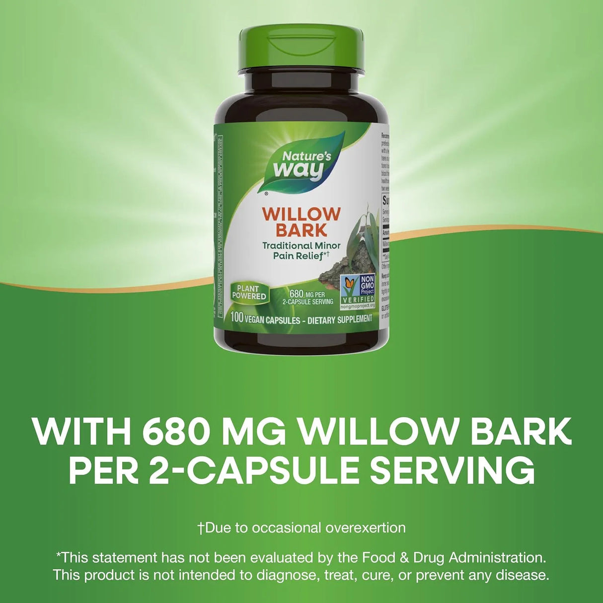 NATURE'S WAY - Nature's Way Willow Bark 100 Capsulas - The Red Vitamin MX - Suplementos Alimenticios - {{ shop.shopifyCountryName }}