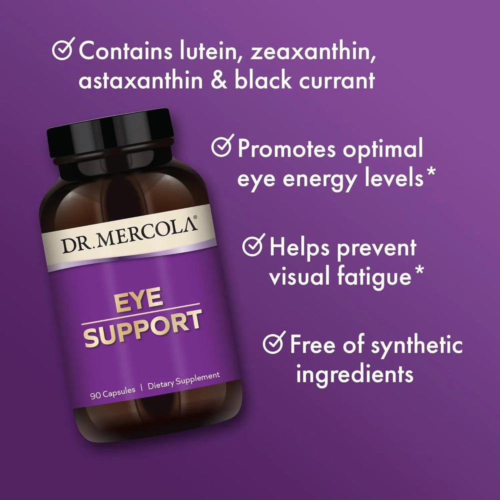 DR MERCOLA - Dr. Mercola Eye Support 90 Capsulas - The Red Vitamin MX - Suplementos Alimenticios - {{ shop.shopifyCountryName }}