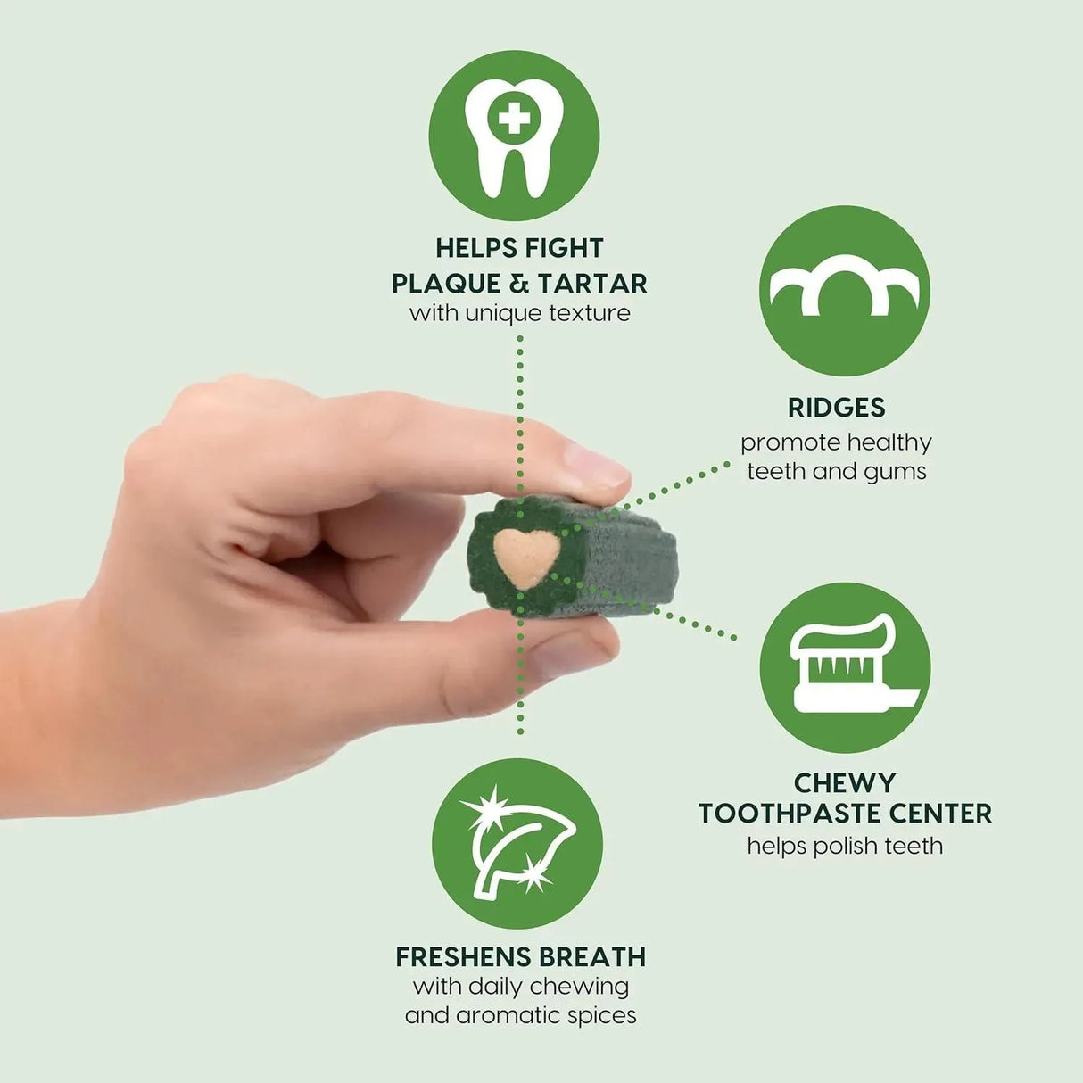 ARK NATURALS - Ark Naturals Brushless Toothpaste Dog Dental Chews for Large Breeds 508Gr. - The Red Vitamin MX - Cuidado Dental Para Perros - {{ shop.shopifyCountryName }}