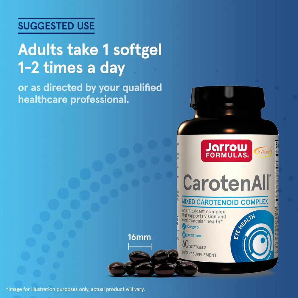 JARROW FORMULAS - Jarrow Formulas CarotenAll Vision and Cardiovascular Health 60 Capsulas Blandas - The Red Vitamin MX - Suplementos Alimenticios - {{ shop.shopifyCountryName }}