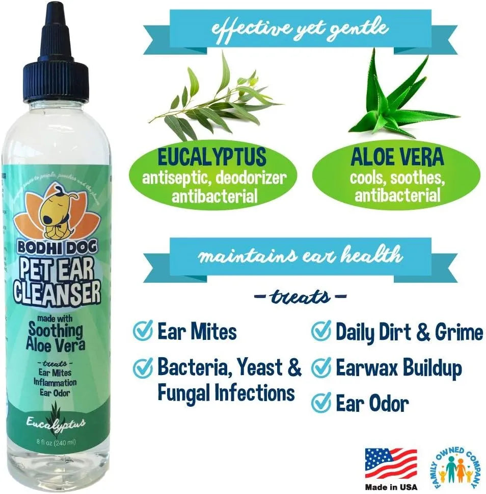 BODHI - Bodhi Dog Ear Cleaner Solution for Dogs & Cats Aloe Vera 240Ml. - The Red Vitamin MX - Cuidado Del Oído De Perros - {{ shop.shopifyCountryName }}