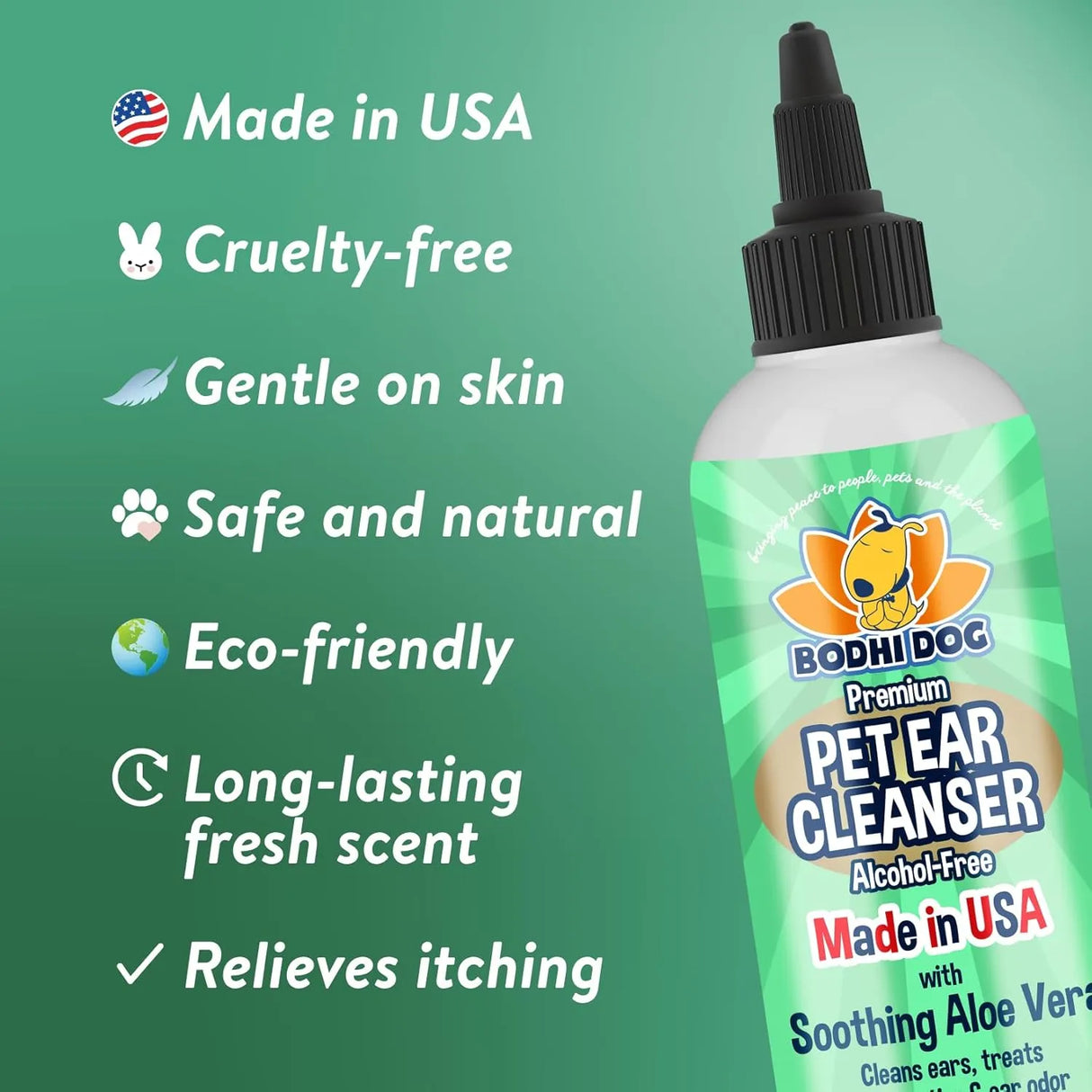 BODHI - Bodhi Dog Ear Cleaner Solution for Dogs & Cats Alcohol-Free 240Ml. - The Red Vitamin MX - Cuidado Del Oído De Perros - {{ shop.shopifyCountryName }}