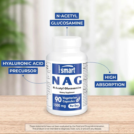 SUPERSMART - Supersmart NAG 1500Mg. 90 Capsulas - The Red Vitamin MX - Suplementos Alimenticios - {{ shop.shopifyCountryName }}
