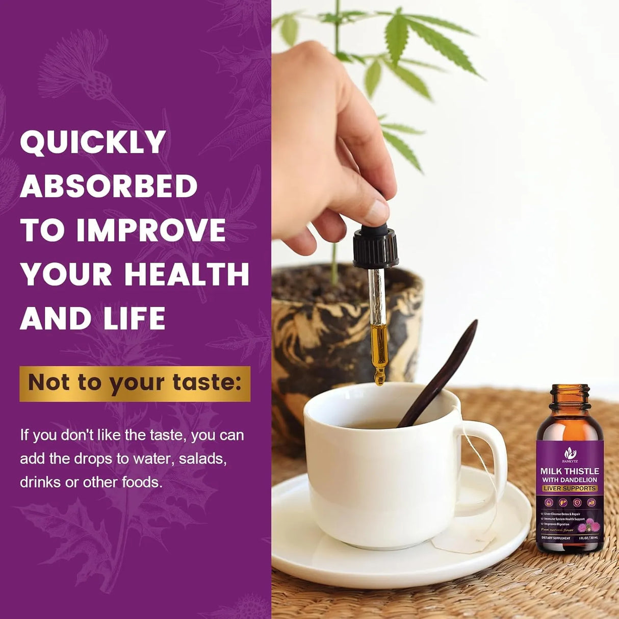 JIANKYTZ - JIANKYTZ Milk Thistle Liver Cleanse Detox & Repair 1 Fl.Oz. 2 Pack - The Red Vitamin MX - Suplementos Alimenticios - {{ shop.shopifyCountryName }}