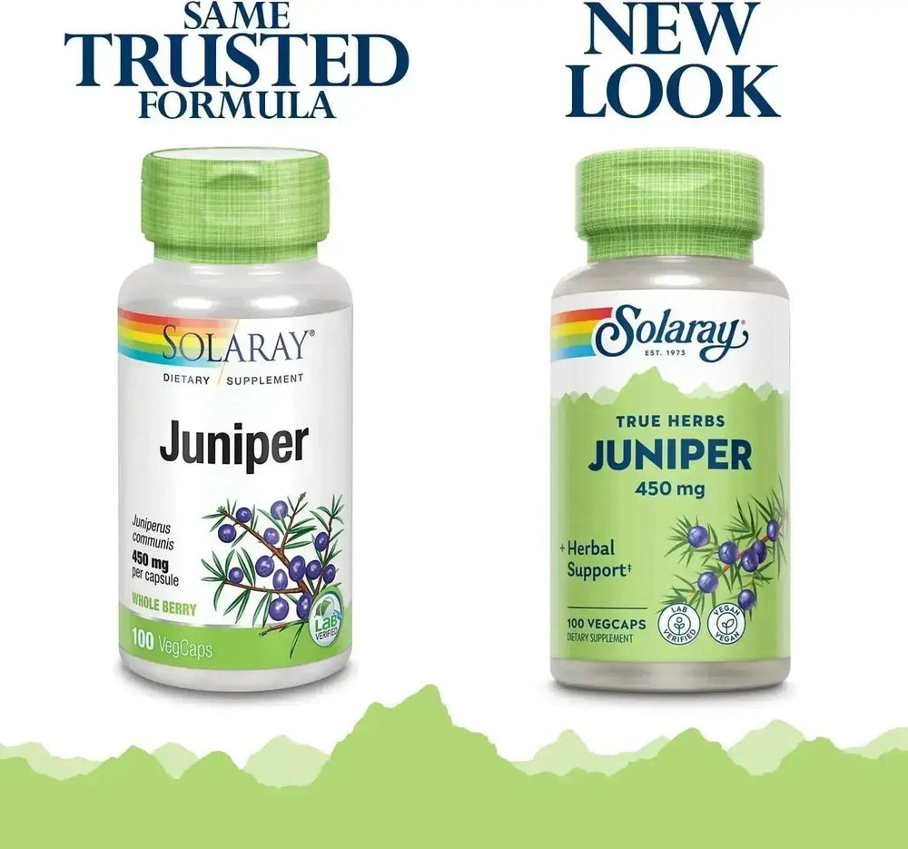 SOLARAY - Solaray Juniper Berry 450Mg. 100 Capsulas - The Red Vitamin MX - Suplementos Alimenticios - {{ shop.shopifyCountryName }}