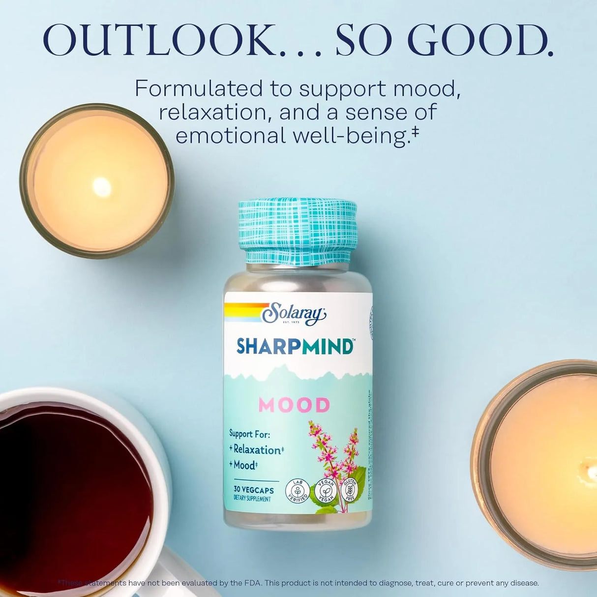 SOLARAY - SOLARAY SharpMind Mood 30 Capsulas - The Red Vitamin MX - Suplementos Alimenticios - {{ shop.shopifyCountryName }}