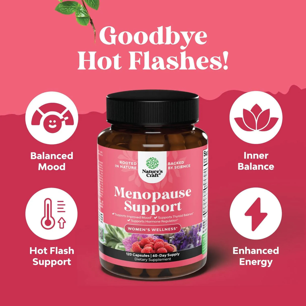 NATURES CRAFT - Natures Craft Menopause Support 120 Capsulas - The Red Vitamin MX - Suplementos Alimenticios - {{ shop.shopifyCountryName }}
