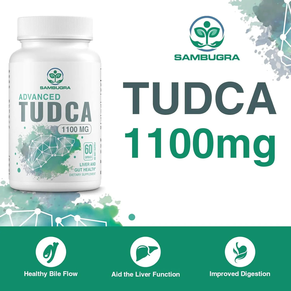 SAMBUGRA - Sambugra TUDCA Liver 1100Mg. 60 Capsulas 2 Pack - The Red Vitamin MX - Suplementos Alimenticios - {{ shop.shopifyCountryName }}