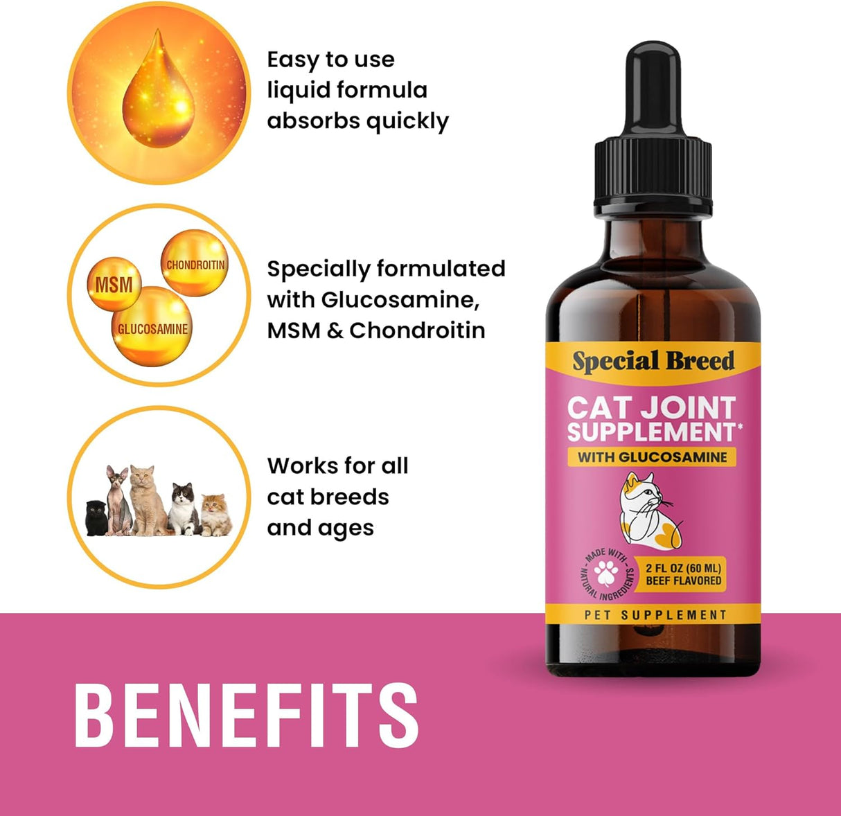 Special Breed Cat Joint Supplement 2 Fl.Oz.