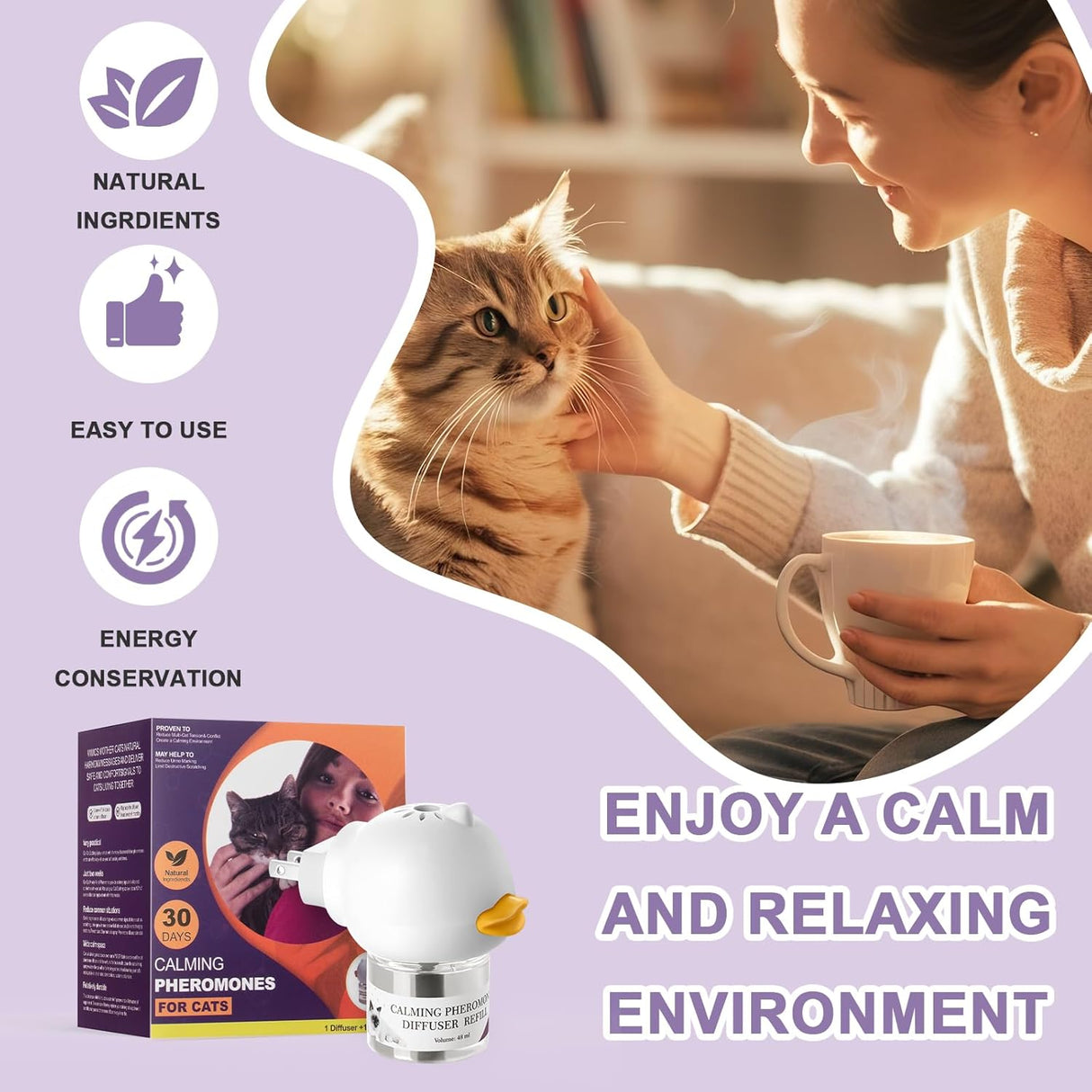 Budobiruon Cat Calming Diffuser