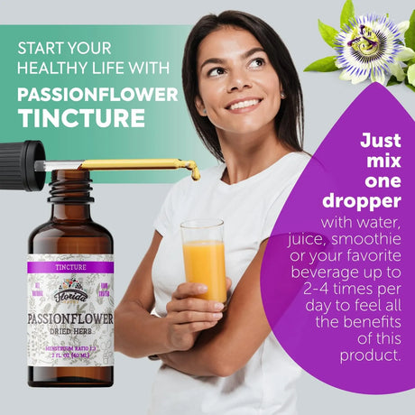 FLORIDA HERBS - Florida Herbs Passionflower Tincture 2 Fl.Oz. - The Red Vitamin MX - Suplementos Alimenticios - {{ shop.shopifyCountryName }}