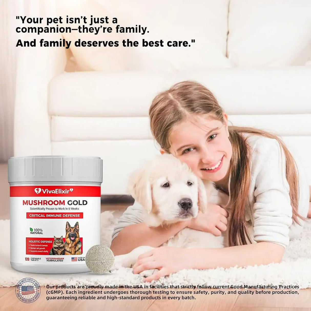 VIVAELIXIR - VivaElixir Turkey Tail Mushroom for Dogs 120 Tabletas Masticables - The Red Vitamin MX - Suplementos Herbales Para Perros - {{ shop.shopifyCountryName }}