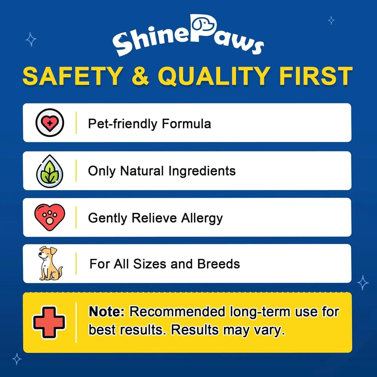 SHINEPAWS - SHINEPAWS Dog Allergy Relief Chews 120 Masticables - The Red Vitamin MX - Remedios Para La Picazón De Perros - {{ shop.shopifyCountryName }}