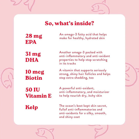 BOCCE'S BAKERY - Bocce's Bakery Skin & Coat Supplement for Dogs 60 Masticables - The Red Vitamin MX - Remedios Para La Picazón De Perros - {{ shop.shopifyCountryName }}