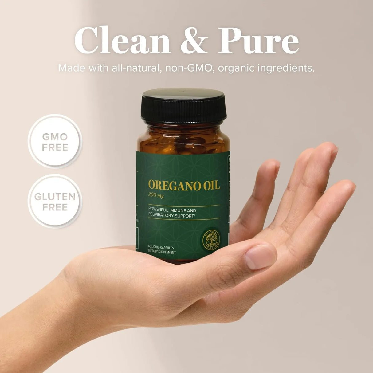 GLOBAL HEALING CENTER - Global Healing Oregano Oil 60 Capsulas - The Red Vitamin MX - Suplementos Alimenticios - {{ shop.shopifyCountryName }}