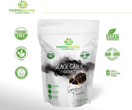 HEALTHYJOURNEY - HealthyJourney Black Garlic Extract Powder 170Gr. - The Red Vitamin MX - Suplementos Alimenticios - {{ shop.shopifyCountryName }}