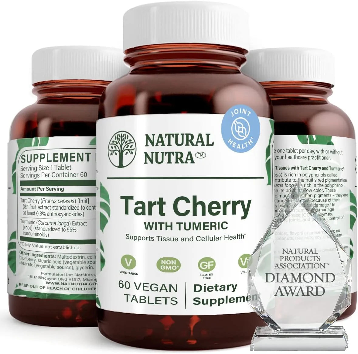 NATURAL NUTRA - Natural Nutra Tart Cherry Extract with Turmeric Curcumin 60 Tabletas - The Red Vitamin MX - Suplementos Alimenticios - {{ shop.shopifyCountryName }}