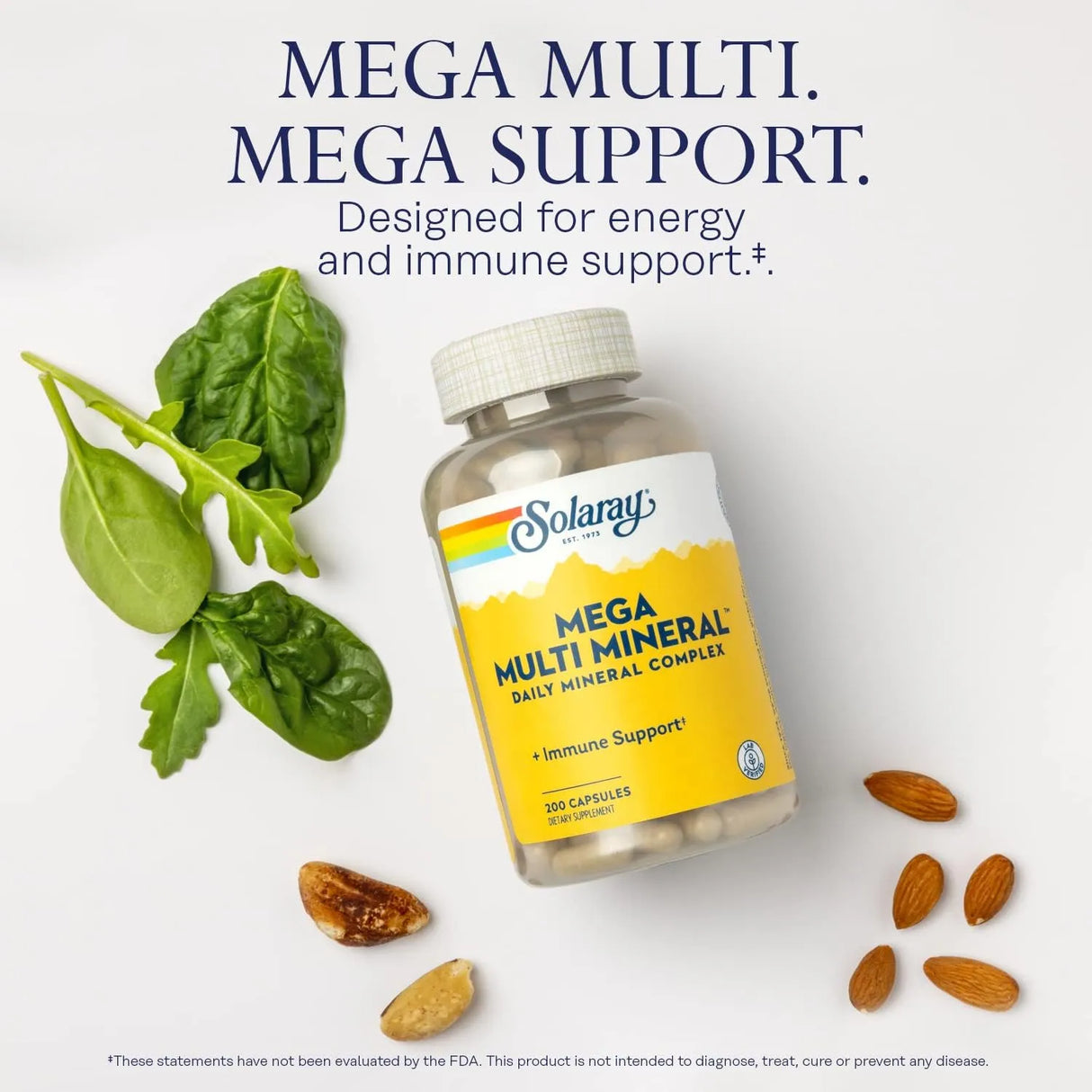 SOLARAY - SOLARAY Mega Multi Mineral Daily Mineral Complex 200 Capsulas - The Red Vitamin MX - Suplementos Alimenticios - {{ shop.shopifyCountryName }}
