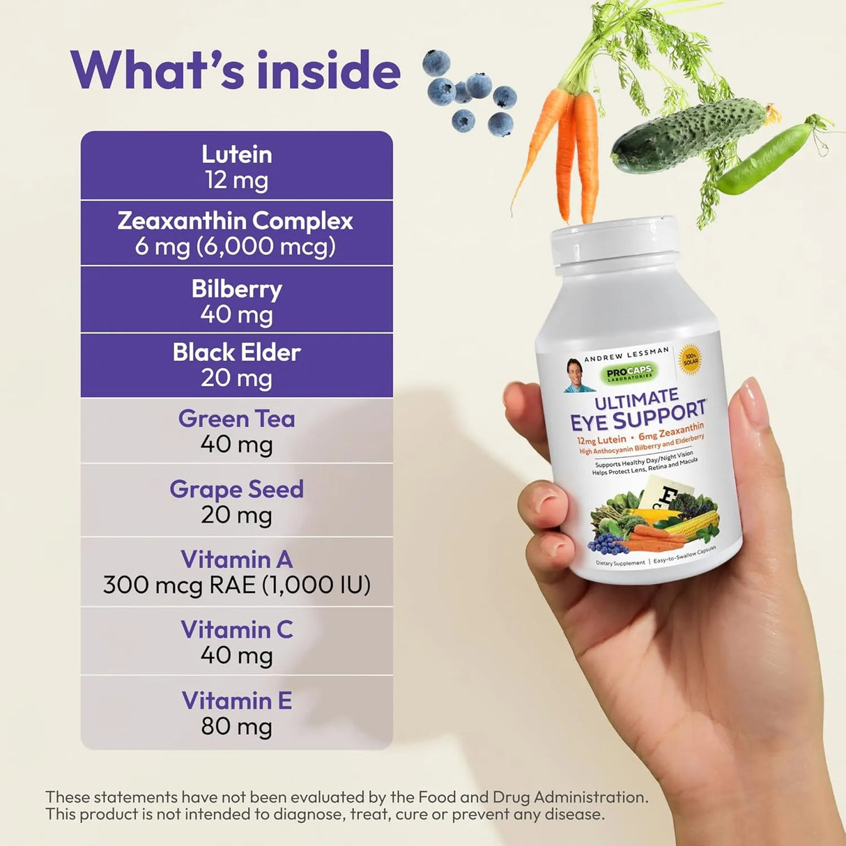 ANDREW LESSMAN - ANDREW LESSMAN Ultimate Eye Support 60 Capsulas Blandas - The Red Vitamin MX - Suplementos Alimenticios - {{ shop.shopifyCountryName }}