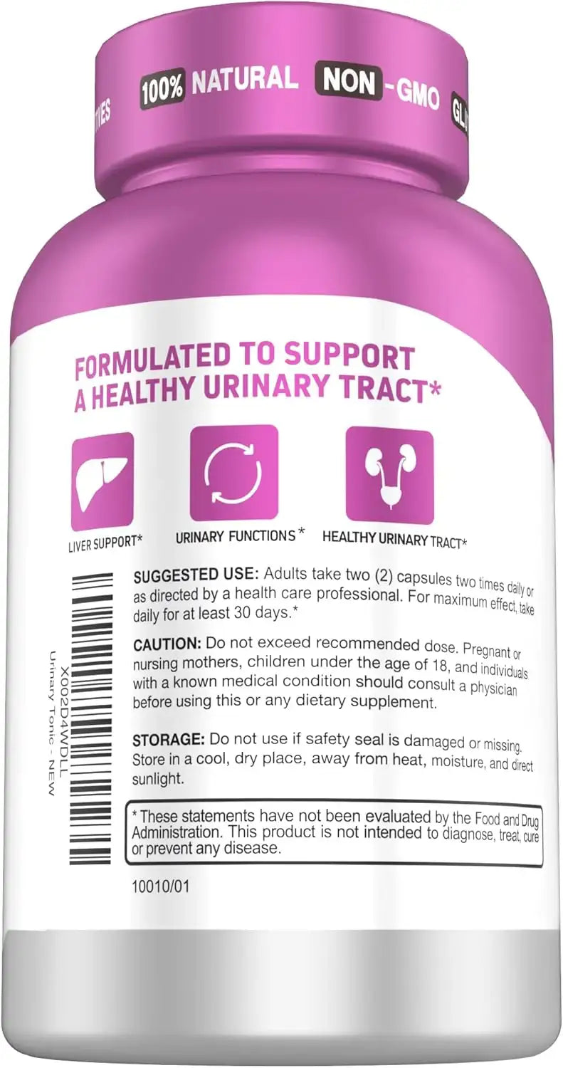 HERBTONICS - Herbtonics Fast Acting Urinary Tract Cleanse Treatment 60 Capsulas - The Red Vitamin MX - Suplementos Alimenticios - {{ shop.shopifyCountryName }}