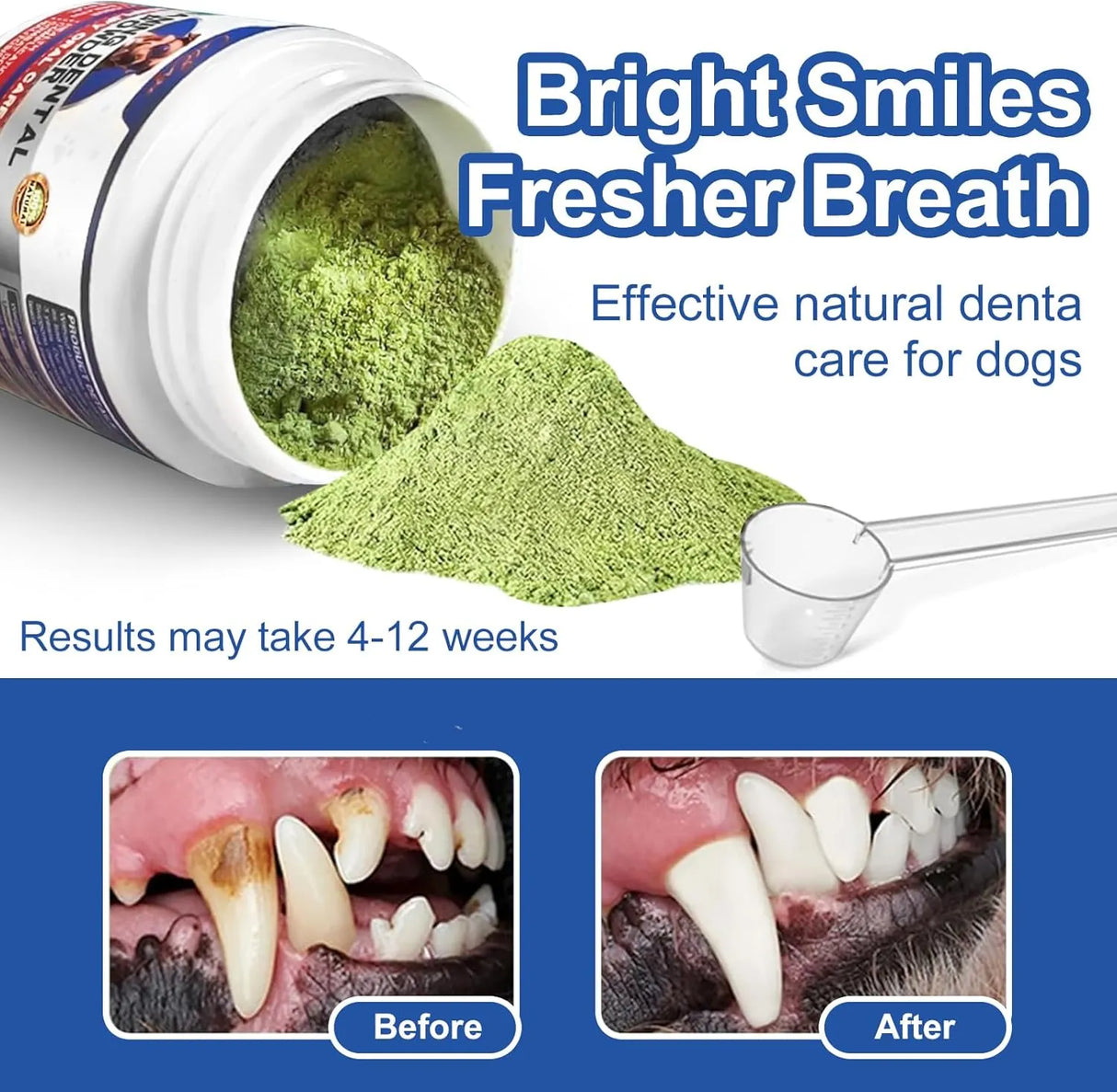 COLEAZE - ColEaze Dog Teeth Cleaning Powder 180Gr. - The Red Vitamin MX - Cuidado Dental Para Perros - {{ shop.shopifyCountryName }}