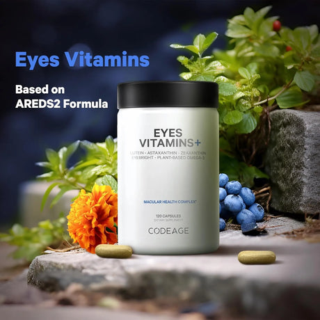 CODEAGE - Codeage Eyes Vitamins AREDS 2 Based Formula 120 Capsulas - The Red Vitamin MX - Suplementos Alimenticios - {{ shop.shopifyCountryName }}