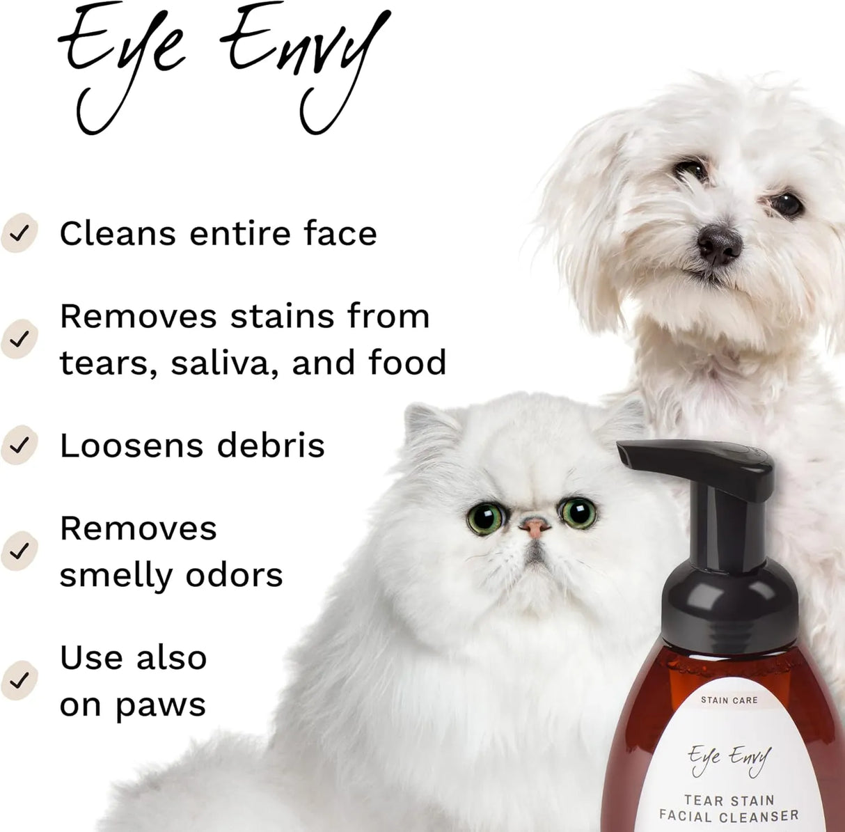 EYE ENVY - Eye Envy Tear Stain Facial Cleanser for Dogs and Cats 250Ml. - The Red Vitamin MX - Cuidado De Los Ojos De Los Perros - {{ shop.shopifyCountryName }}