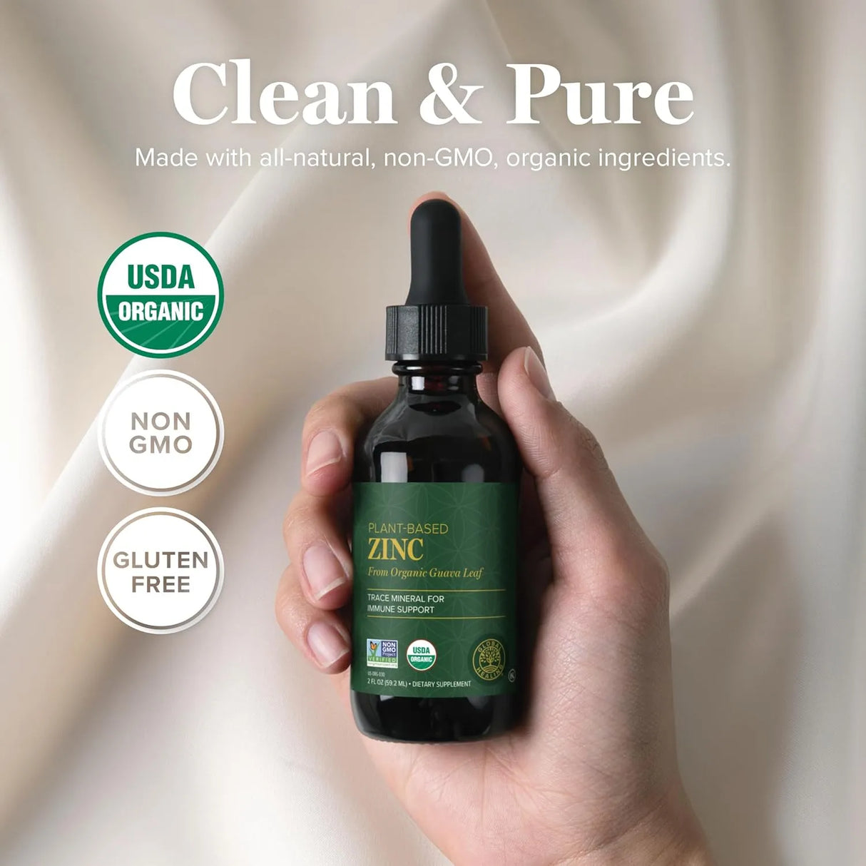 GLOBAL HEALING CENTER - Global Healing Organic Zinc 2 Fl.Oz. - The Red Vitamin MX - Suplementos Alimenticios - {{ shop.shopifyCountryName }}