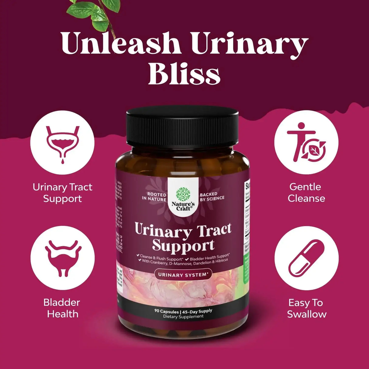 NATURES CRAFT - Natures Craft Urinary Tract Support 90 Capsulas - The Red Vitamin MX - Suplementos Alimenticios - {{ shop.shopifyCountryName }}