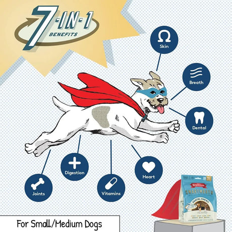 THE MISSING LINK - The Missing Link Smartmouth Vet Developed Dental Chew Treats Small/Medium 15-50lb Dogs 28 Piezas - The Red Vitamin MX - Cuidado Dental Para Perros - {{ shop.shopifyCountryName }}