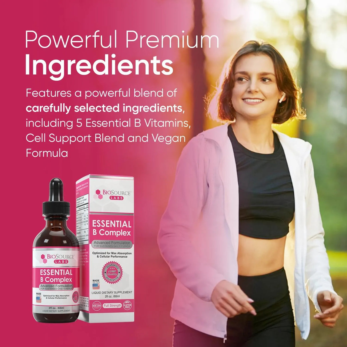 BIOSOURCE LABS - BioSource Labs Essential B Complex 2 Fl.Oz. - The Red Vitamin MX - Suplementos Alimenticios - {{ shop.shopifyCountryName }}